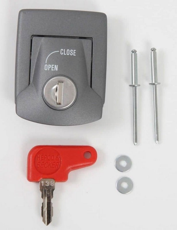Hepco & Becker / ヘプコ&ベッカー Lid lock - silver | 710114 00 09-954