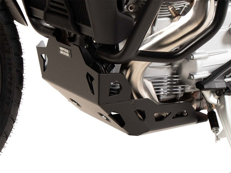Hepco & Becker エンジンプロテクションプレート ブラック Moto Guzzi Stelvio (2024-) | 810560 00 01