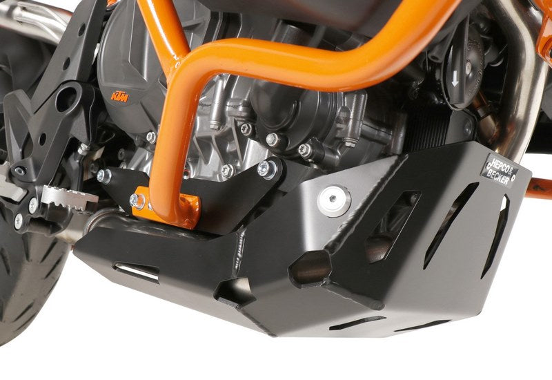 Hepco & Becker エンジンプロテクションプレート ブラック KTM 890 SMT (2023-) | 8107655 00 01
