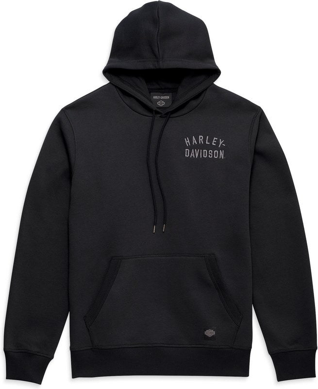 Harley-Davidson Staple Hoodie For Men  Black Beauty | 96010-23VM