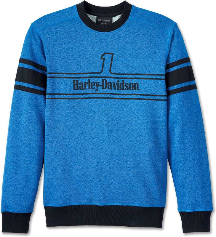 Harley-Davidson Sweatshirt-Knit  True Blue | 96017-24VM