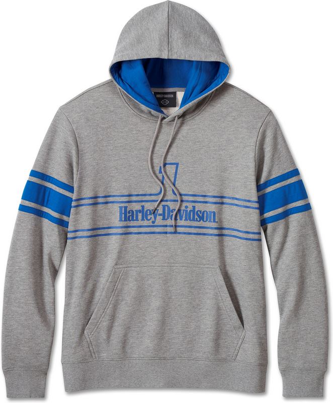 Harley-Davidson Hoodie-Knit  Medium Grey Heather | 96019-24VM