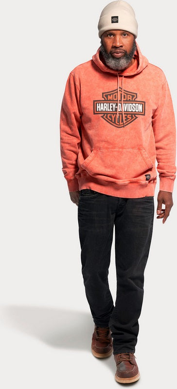 Harley-Davidson Hoodie-Knit  Vintage Orange | 96023-23VM
