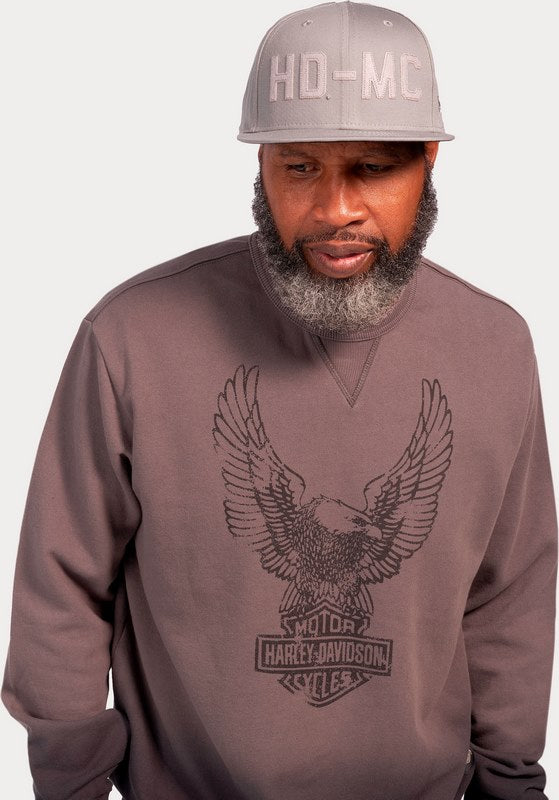 Harley-Davidson Sweatshirt-Knit  Blackened Pearl | 96024-23VM