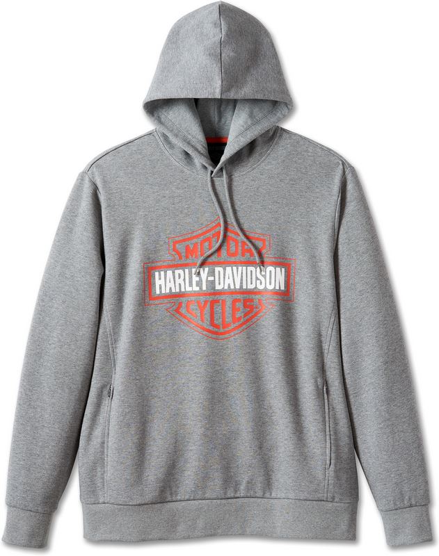 Harley-Davidson Hoodie-Knit  Charcoal Grey Heather | 96026-24VM