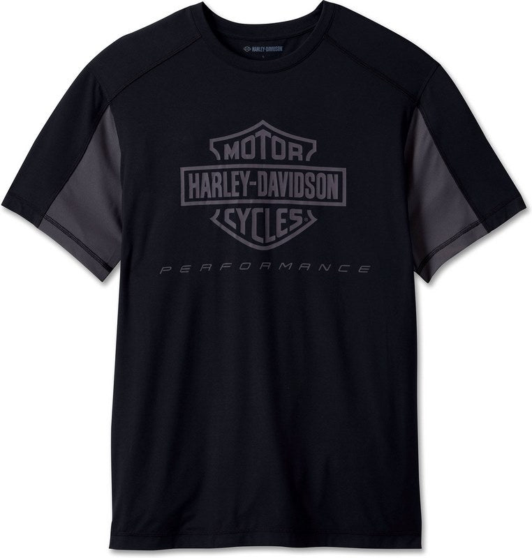 Harley-Davidson Men'S Factory Performance Tee  Black Beauty | 96035-24VM