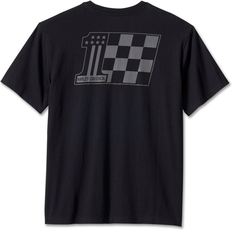 Harley-Davidson Men'S #1 Victory Tee  Black Beauty | 96037-24VM