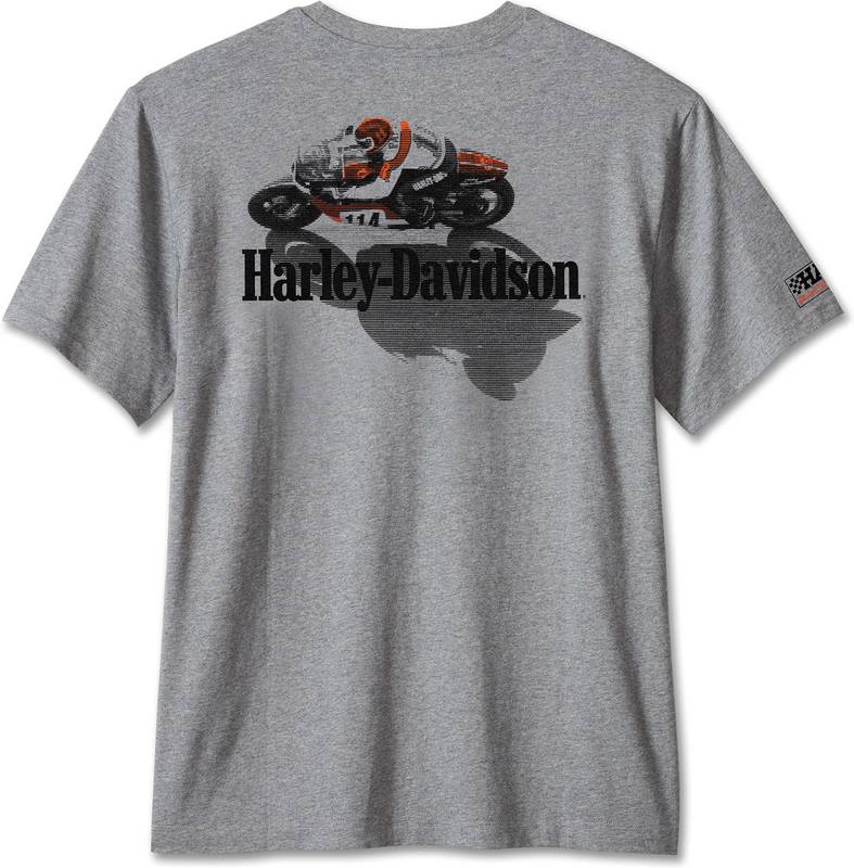 Harley-Davidson Men'S #1 Faster Tee  Charcoal Grey Heather | 96039-24VM