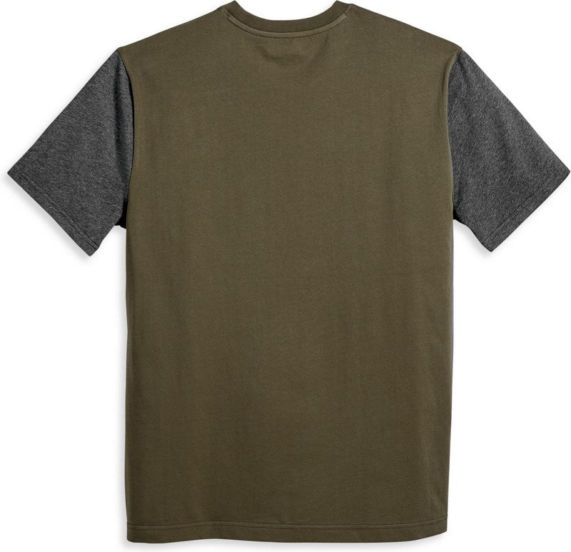 Harley-Davidson Tee-Knit  Colorblock-Design-Grape Leaf | 96045-23VM