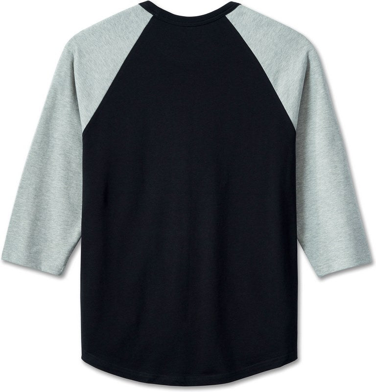 Harley-Davidson Tee-Knit  Colorblock-Design-Black Beauty | 96046-24VM