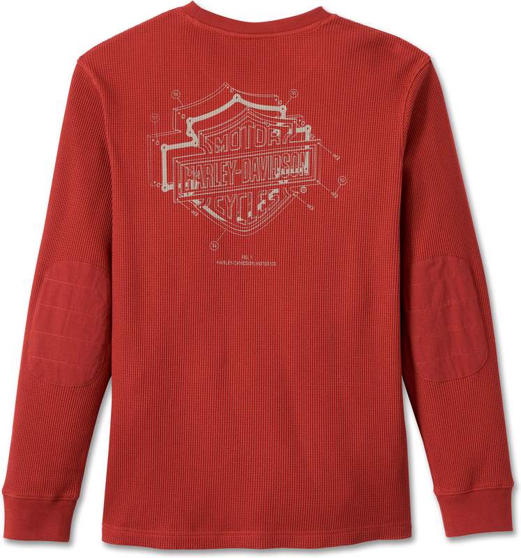 Harley-Davidson Tee-Knit  Russet Brown | 96051-24VM