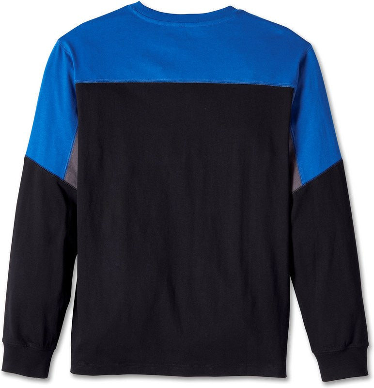 Harley-Davidson Tee-Knit  Colorblock-Design-Blue | 96053-24VM