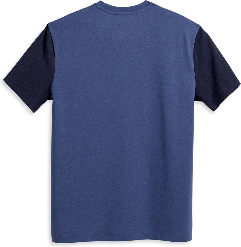 Harley-Davidson Tee-Knit  Colorblock-Design-Grey Blue | 96054-23VM