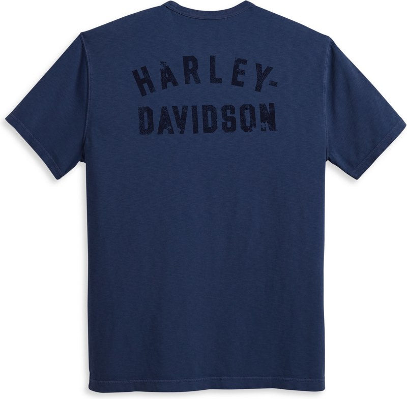 Harley-Davidson Men'S Road Captain Tee  Grey Blue | 96056-23VM