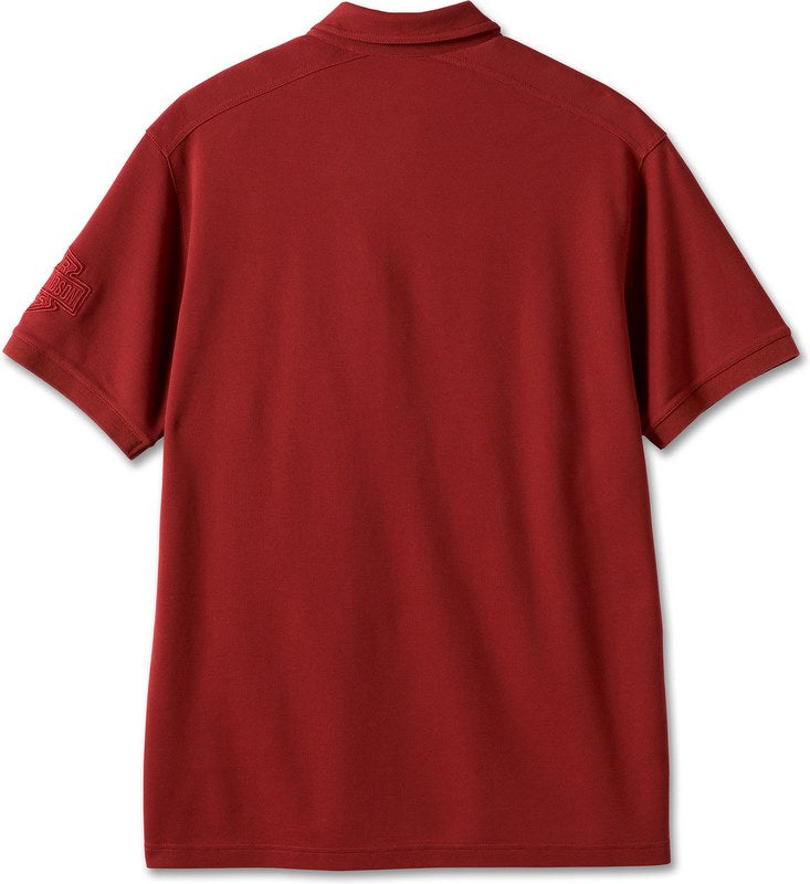 Harley-Davidson Polo-Knit  Russet Brown | 96056-24VM