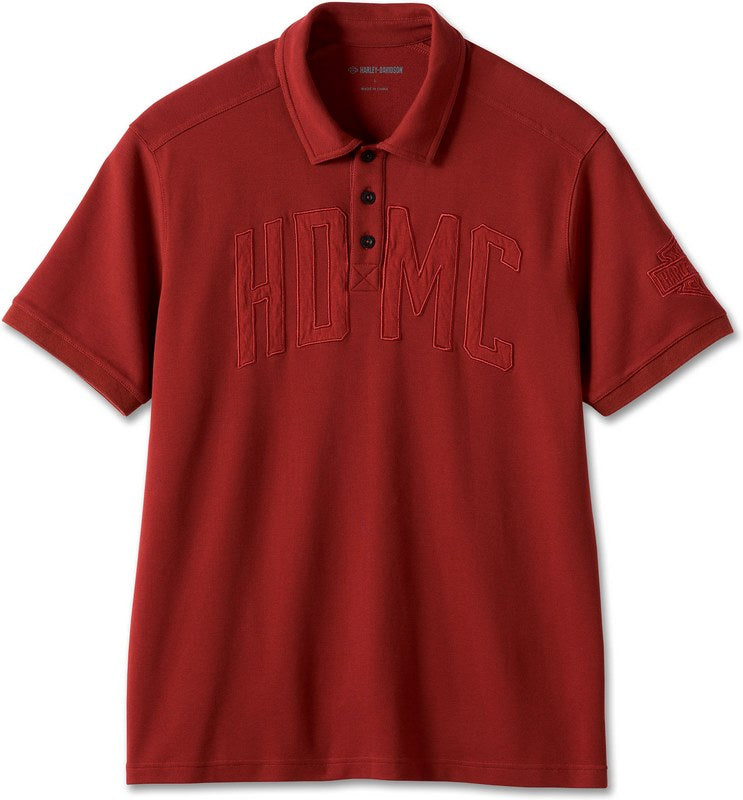 Harley-Davidson Polo-Knit  Russet Brown | 96056-24VM