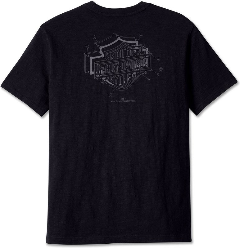 Harley-Davidson Tee-Knit  Black Beauty | 96063-24VM