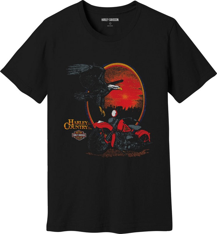 Harley-Davidson Men'S Call Of The Wild Tee  Black Beauty | 96064-23VM