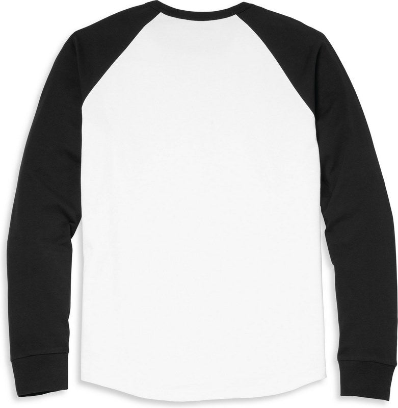 Harley-Davidson #1 Men'S #1 Race Raglan Sleeve  Colorblock-Design-Black Beauty | 96067-22VM