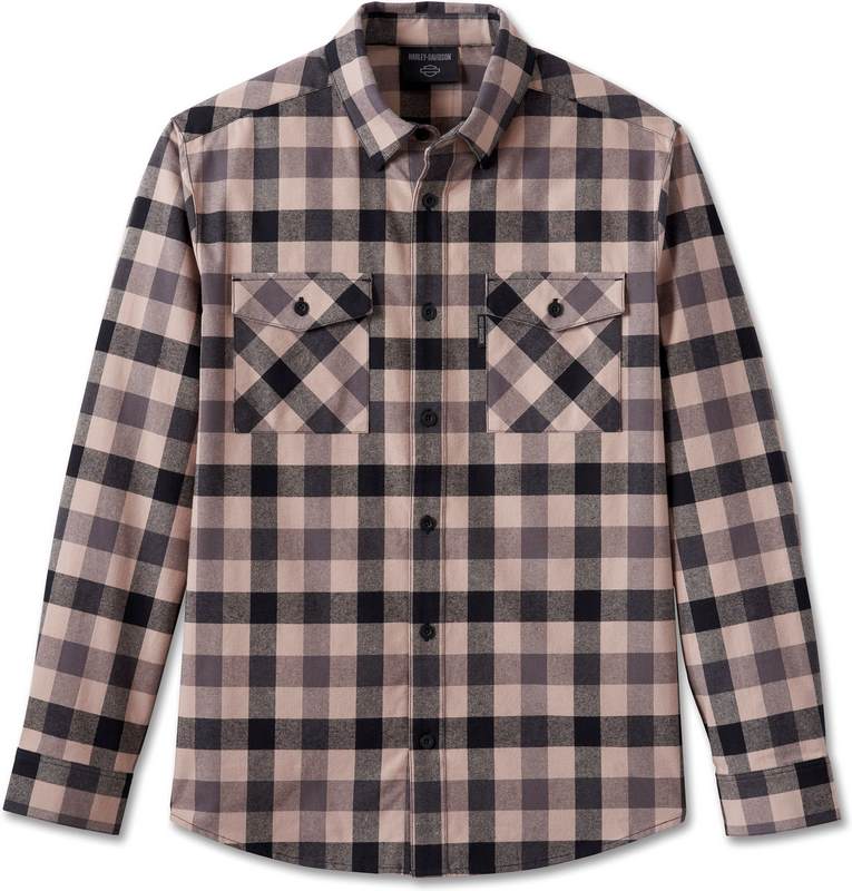 Harley-Davidson Shirt-Woven  Black Plaid | 96067-24VM