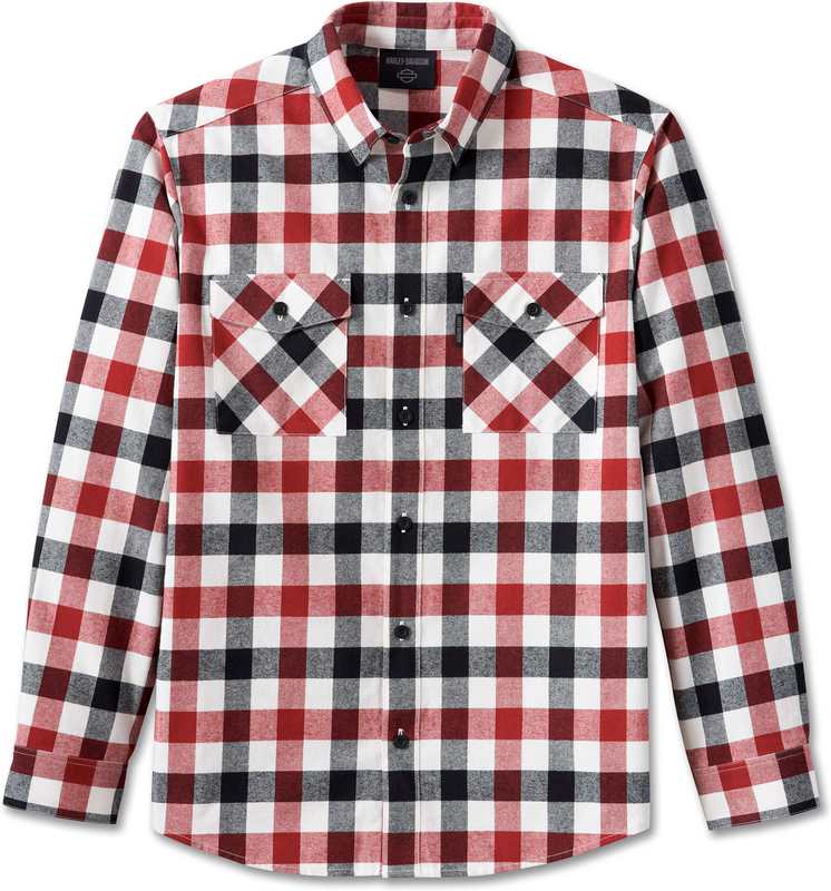Harley-Davidson Shirt-Woven  Russet Brown Plaid | 96068-24VM