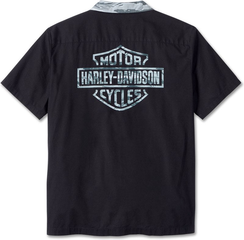 Harley-Davidson Shirt-Woven  Black Beauty | 96070-24VM