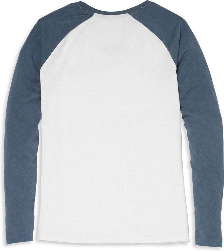 Harley-Davidson Scoop Neck Raglan Sleeve Baseball Hem Tee For Women  Colorblock Design | 96075-22VW