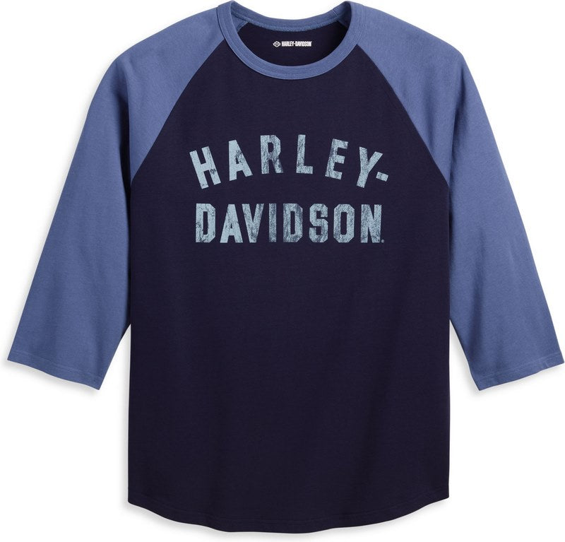 Harley-Davidson Tee-Knit  Colorblock-Design-Peacoat | 96078-23VM