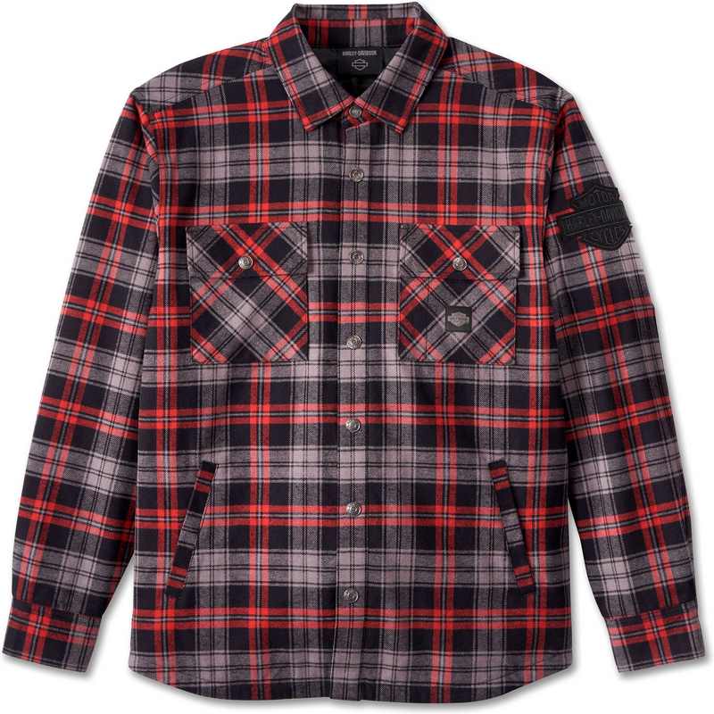 Harley-Davidson Shirt-Woven  Russet Brown Plaid | 96080-24VM