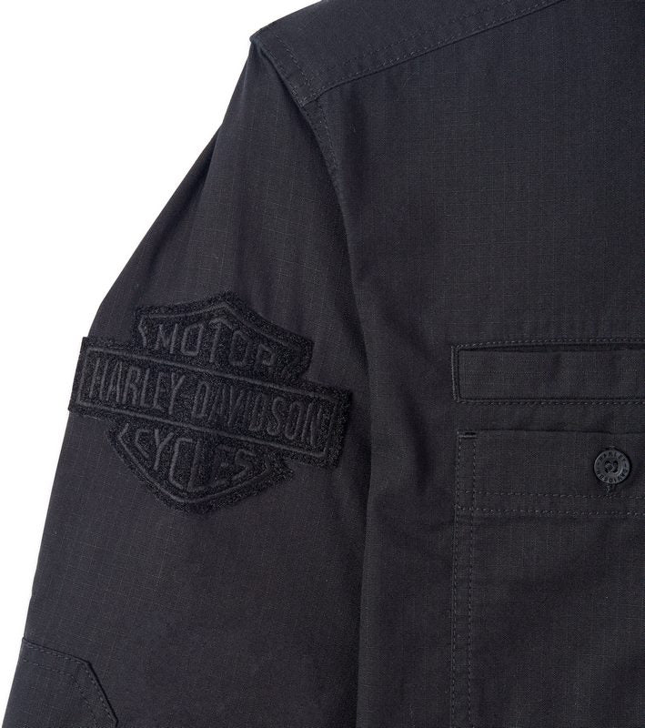 Harley-Davidson Shirt-Woven  Black Beauty | 96085-24VM