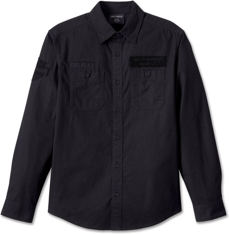Harley-Davidson Shirt-Woven  Black Beauty | 96085-24VM