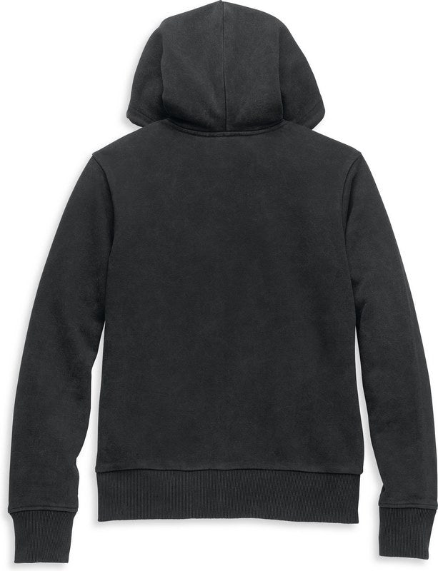 Harley-Davidson Font Embroidered Hoodie For Women  Black Beauty | 96086-22VW