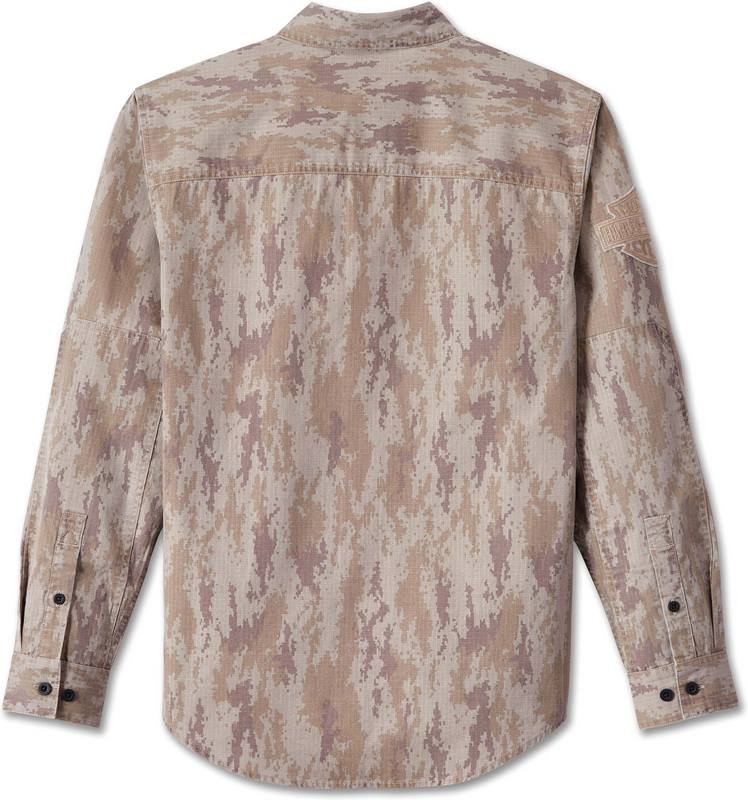 Harley-Davidson Shirt-Woven  Camouflage | 96086-24VM