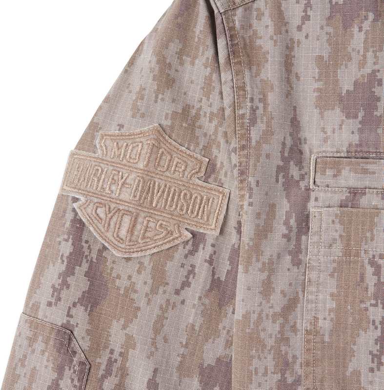 Harley-Davidson Shirt-Woven  Camouflage | 96086-24VM