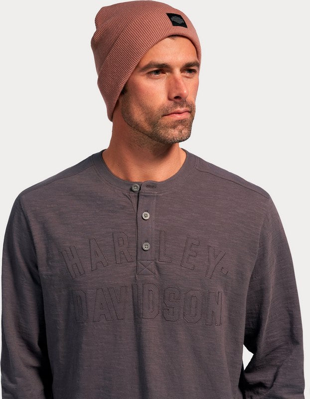 Harley-Davidson Henley-Knit  Blackened Pearl | 96088-23VM