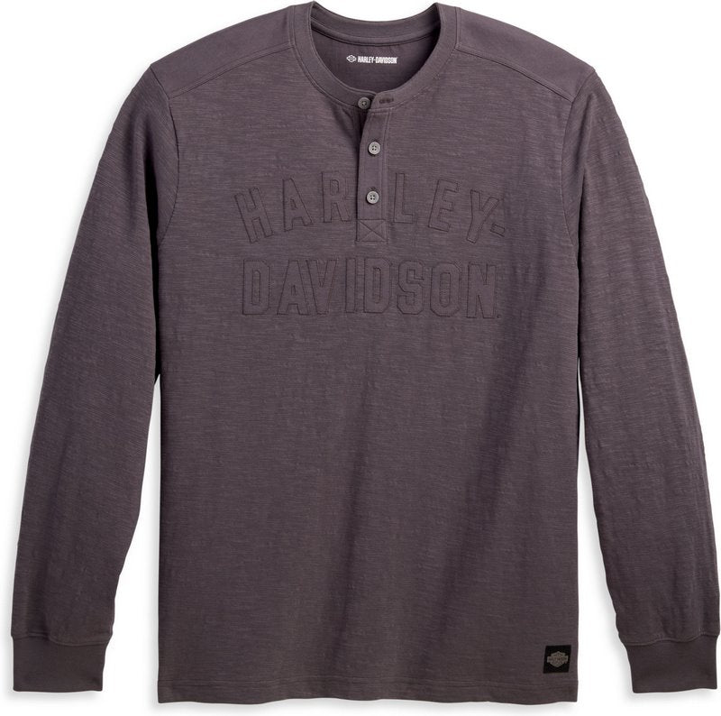 Harley-Davidson Henley-Knit  Blackened Pearl | 96088-23VM