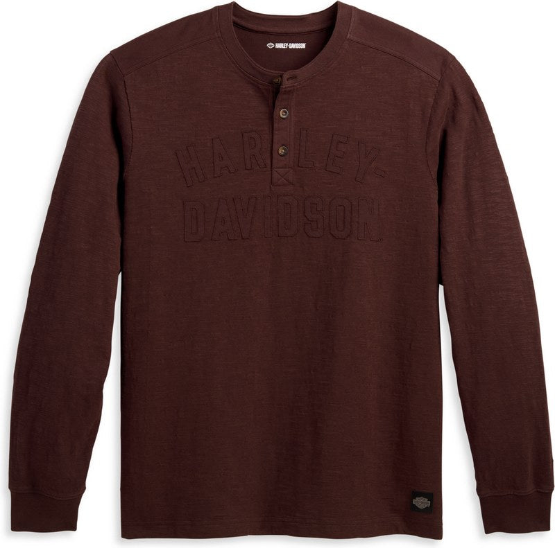 Harley-Davidson Henley-Knit  Java | 96089-23VM