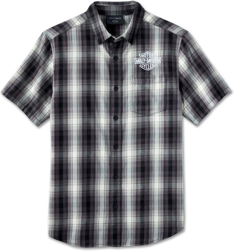 Harley-Davidson Shirt-Woven  Black Plaid | 96091-24VM