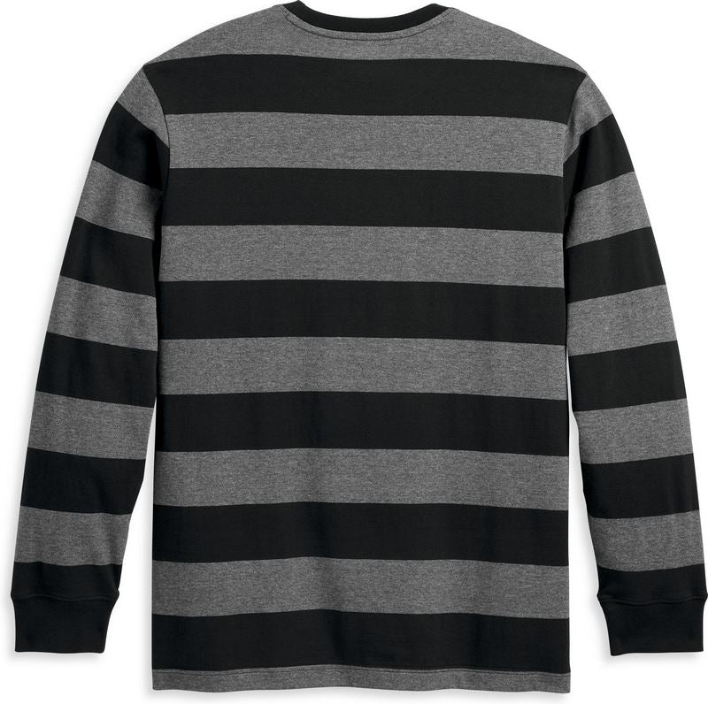 Harley-Davidson Staple Striped T-Shirt  Black Beauty Stripe | 96095-23VM
