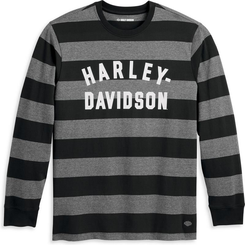 Harley-Davidson Staple Striped T-Shirt  Black Beauty Stripe | 96095-23VM