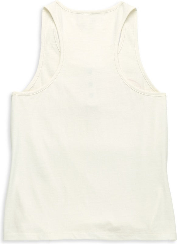 Harley-Davidson Script Font Henley Racerback Tank For Women  Coconut | 96097-22VW