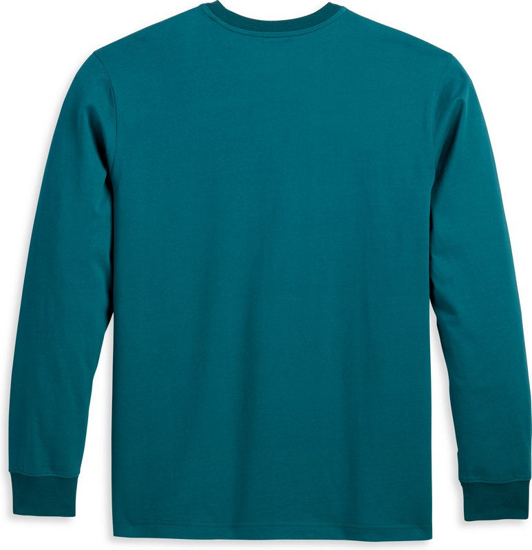 Harley-Davidson Men'S Bar & Shield Apprentice Tee  Colorblock-Design-Deep Teal | 96098-23VM