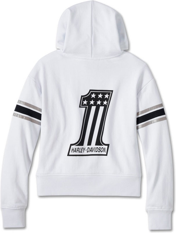 Harley-Davidson Hoodie-Knit  Bright White | 96106-24VW