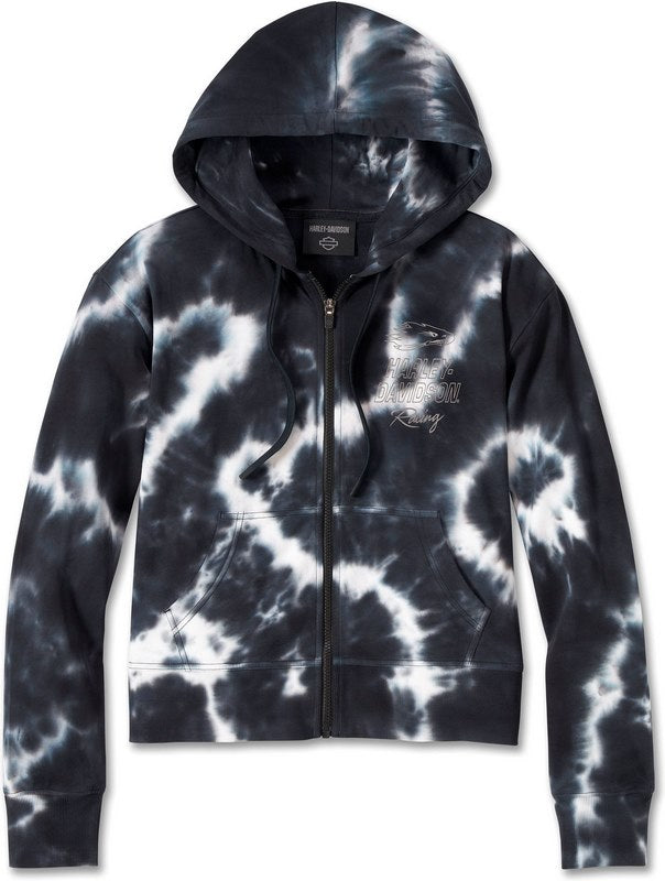 Harley-Davidson Hoodie-Knit  Black Beauty Batik | 96107-24VW