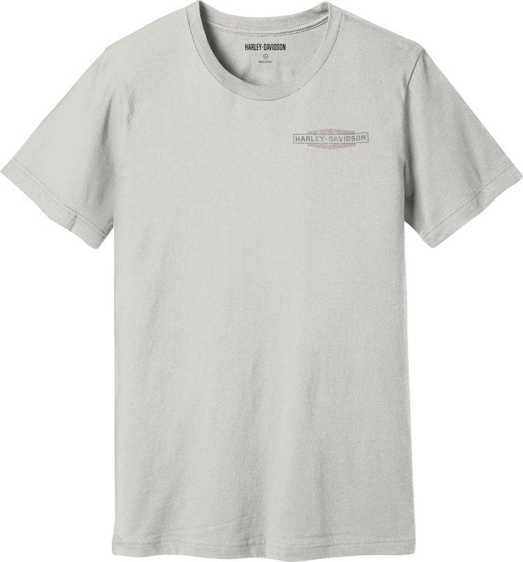 Harley-Davidson Men'S Throttle Tee  Cloud Dancer | 96108-23VM