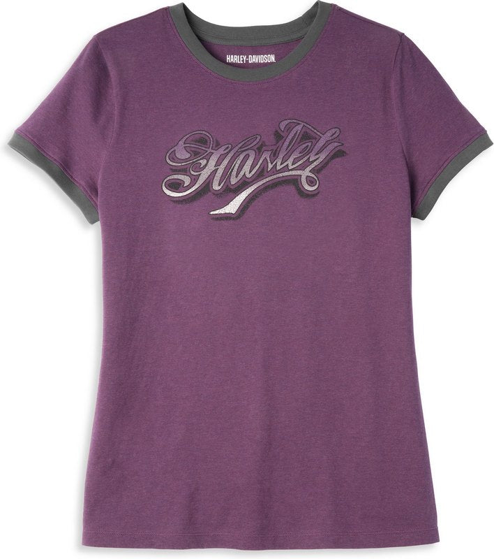 Harley-Davidson Tee-Knit  Hortensia Heather | 96109-22VW