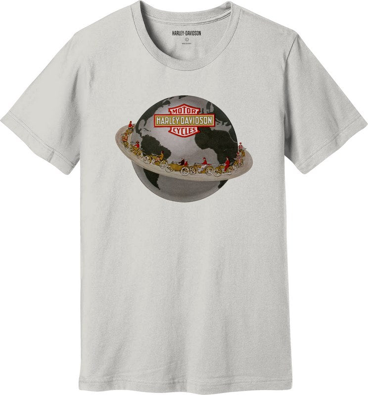 Harley-Davidson Men'S World Tee  Cloud Dancer | 96110-23VM