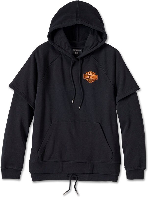 Harley-Davidson Hoodie-Knit  Black Beauty | 96111-24VW