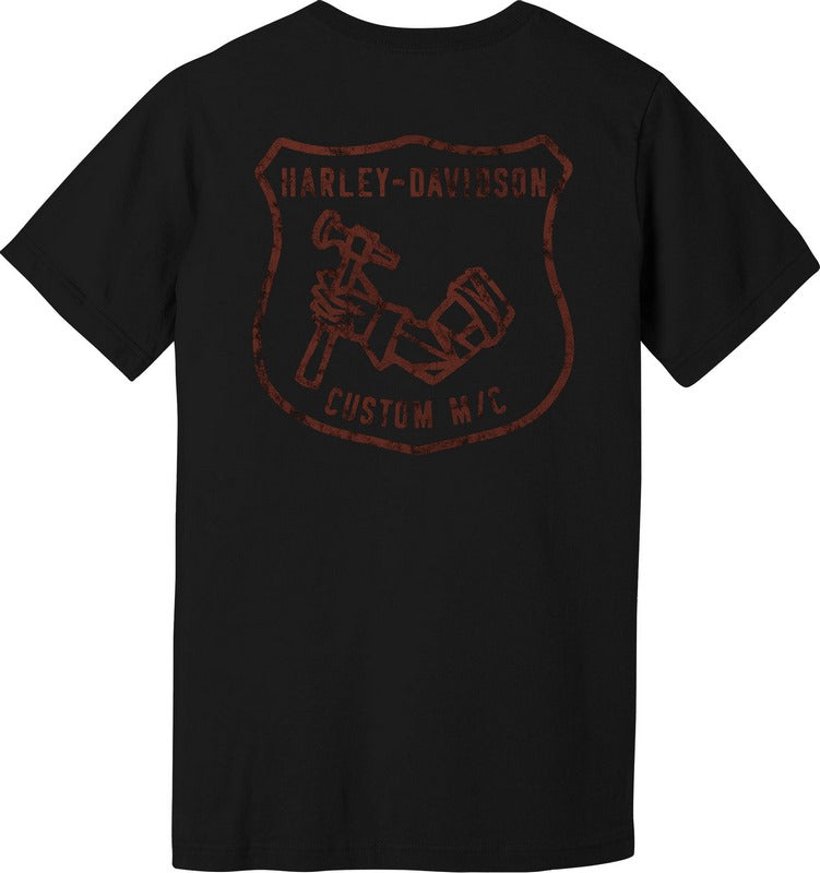 Harley-Davidson Men'S Iron Bond Tee  Black Beauty | 96113-23VM