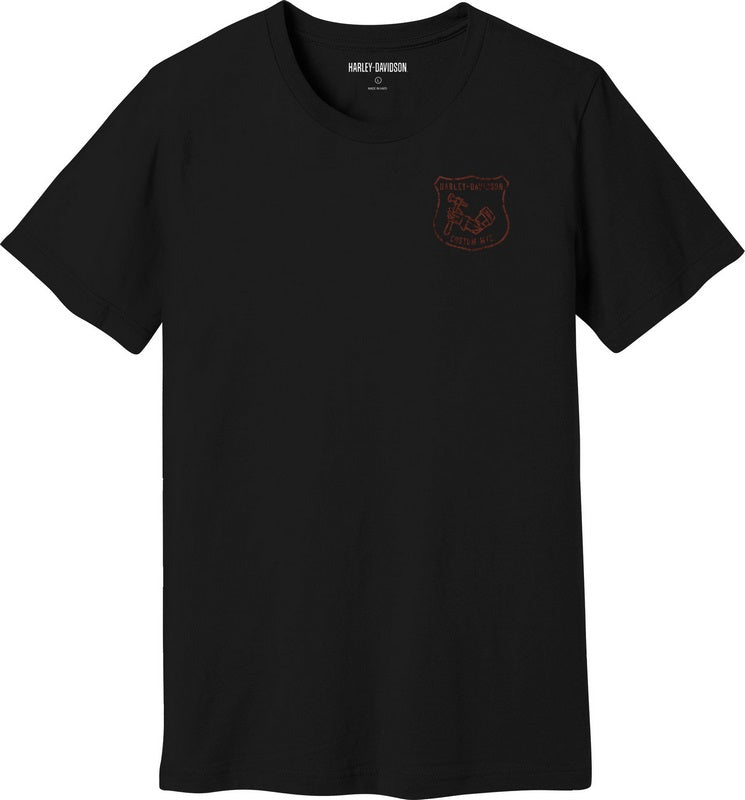Harley-Davidson Men'S Iron Bond Tee  Black Beauty | 96113-23VM